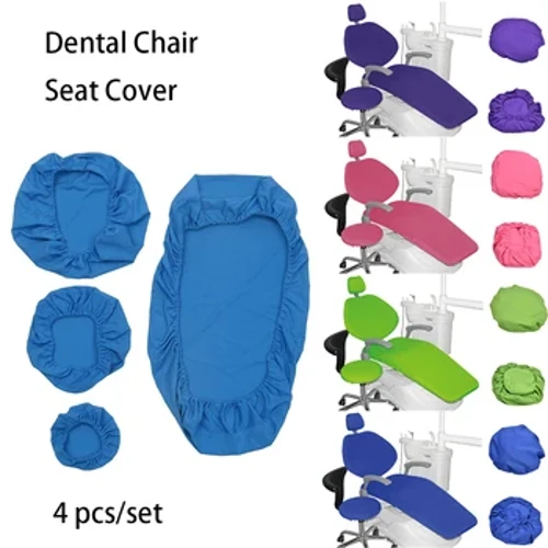1 conjunto de capa de assento para cadeira dentária, conjunto de capa protetora de alta elasticidade, kit protetor de assento, material para dentista