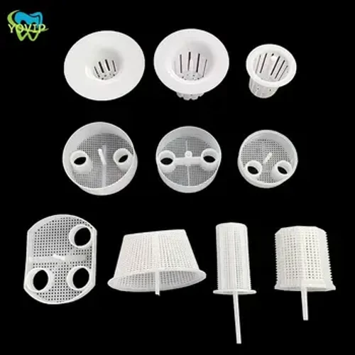 1 Pcs Suku Cadang Kursi Gigi Sekali Pakai Spittoon Filter Cover Panjang Pendek Gaya Angkat untuk Klinik Gigi