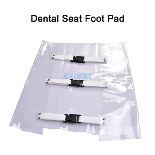 1 kos Dental Clear Chair Mat Blazina Podloga za stopala Plastična Dustproof Cover Protector z elastičnimi trakovi Dobava zobozdravstvene klinike