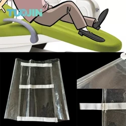 Nhựa Trong Suốt Ghế Nha Khoa Thảm Đệm Chân Miếng Lót Nha Khoa Ghế Đơn Vị Chống Bụi Bao Da Bảo Vệ Có Dây thun Phòng Khám Cung Cấp