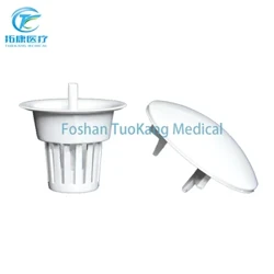 Vifaa vya Kiti cha Meno Kikombe cha Uchafu cha Funeli ya Plastiki ya Simu ya Mkononi Tube Back Cylinder Cup Jalada la Kichujio cha Ceramic Spittoon