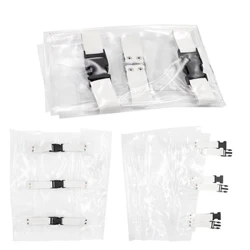 1pc Hortz-aulkiaren Mat Kuxin Oin-kuxina Plastikozko eserleku gardena Unitatea hautsaren aurkako estalkia banda elastikoekin hornidura klinikoa