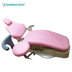 5 kala 4pcs/Set Elastic Fabric Dental Chair Unit hiki ke holoi ʻia Dustproof Dentist Stool Seat Backrest Pillow Cover Protector