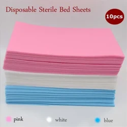 10 Levha Diş Kalıcı Makyaj Tek Kullanımlık Steril Çarşaf Kapak Masaj Masası Yüz Sandalye Spa 80 cm * 180 cm