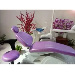 Hortz-unitatea Aulkiaren Estalkia Eserlekua Mahuka Aulkiaren Piezas Babeslea Dentista Taburete Kuxina Pu Larrua Iragazgaitza Argi morea