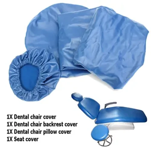 1 Set Dental Chair Cover Unit PU Leather Seat Elastic Waterproof Protektor Protektor Kagamitan sa Dentista Dentista Dentistry Lab