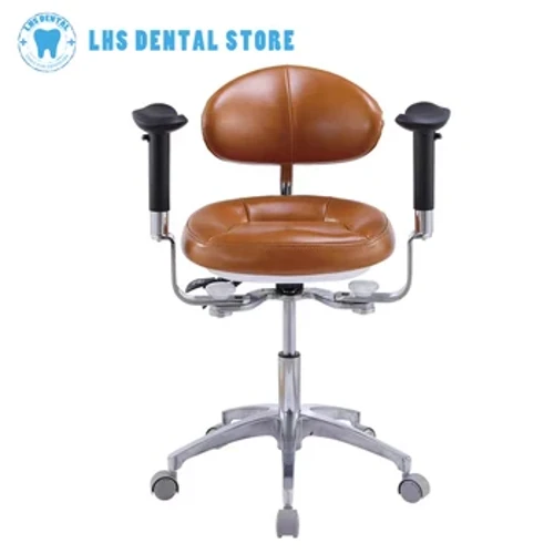 Zahnarzt, Arzt, Krankenschwester, Schönheit, ergonomischer Stuhl, Lift, Sattel, Assistent, Sitz, Zahnarztausrüstung