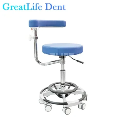 Noho Kahu niho GreatLife Oral Kauka Nani Pedal Swivel hiki ke hoʻoponopono ʻia i ka ʻokiʻoki ʻana i ka Hydraulic Swivel Spa Tattoo Massage Salon Chair
