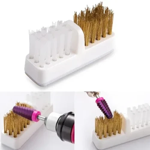 1Pc Elektresch Manikürebohrer Botzen Pinsel Cleaner Nail Drill Bit Clean Kupfer Drot Drill Pinsel Dental Drill Bit Clean Tool