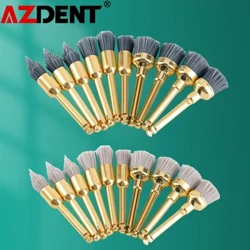 AZDENT 10pcs Faila Faila Nifo Alumini Oxide/Silicon Carbide Faila Fa'aliga pulumu mo Contra Angle mea lima.