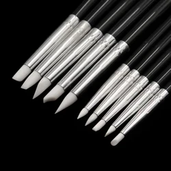Bộ 5 Nha Khoa Silicone Bút Định Hình Nha Sĩ Điêu Khắc Dụng Cụ Khắc Tổng Hợp Đầu Nhựa Răng Bàn Chải M/S Dụng Cụ Làm Trắng Răng