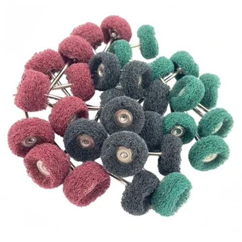 10 Chiếc Nha Khoa RA Bàn Chải Đánh Bóng Cotton/Len Máy Đánh Bóng Bàn Chải Bánh Xe Chốt Loại Cho Tốc Độ Thấp Contra Góc nha Khoa Phòng Thí Nghiệm