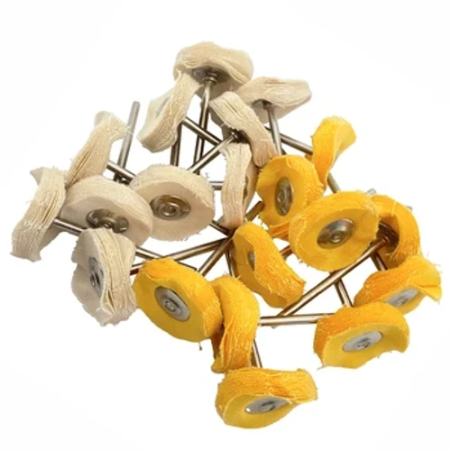 10 buc. Laborator dentar Stomatologie Odontologia Perie de lustruire Roată Instrumente rotative 2,35 mm HP Tijă Lână Capră Bumbac Negru Buff