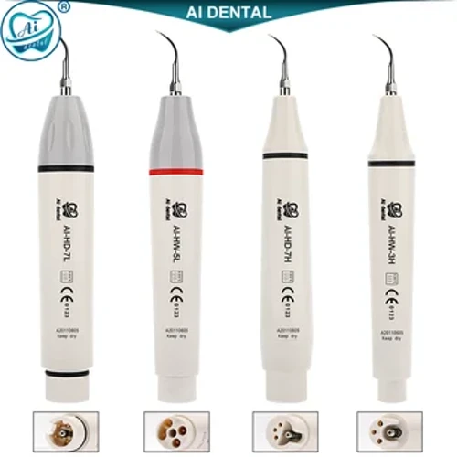 Dental Ultrasonic Piezo Scaler Handpiece HD-7L/HW-5L me Led HD-7H/HW-3H me ka ʻole o Led Fit ʻO ka lima hoʻomaʻemaʻe niho.