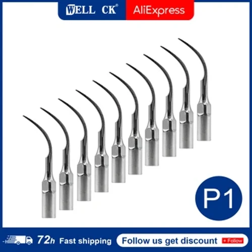 10Píosaí P1 Leideanna Scálú Scálú Ultrasonach Fiaclóireachta Feisteas Handpiece EMS Woodpecker UDS