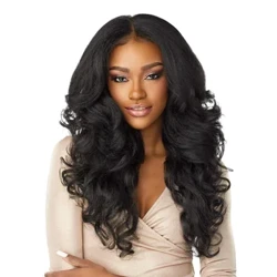 66-71cm/26-28in Ručno tkana prirodna unaprijed iscrtana linija kose Illusion 4*4 Lace Front