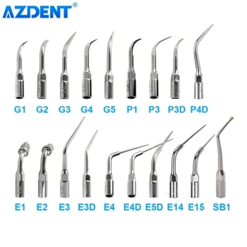 AZDENT Dental Ultrasonic Scaler otsik Scaling Periodontics Endodontics Endo Perio Scaling Tips G P E sobivad EMS ja WOODPECKER jaoks