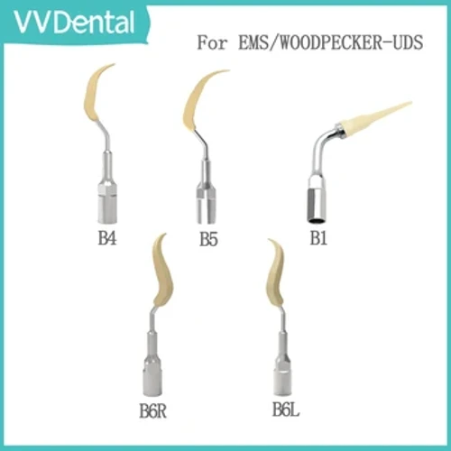 I-VVDental Ultrasonic Dental Scaler Tip for Cleaning Implant Ceramic Orthodontic Teeth Dentures Fit EMS WOODPECKER-UDS Handpiece