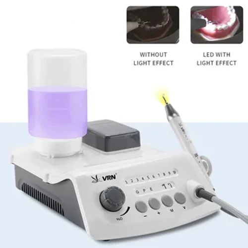 VRN-A8 Deintyddol Di-wifr Ultrasonic Scaler Graddio Endo Endodontics LED Datodadwy Handpiece Offer Deintyddiaeth Dwr Auto