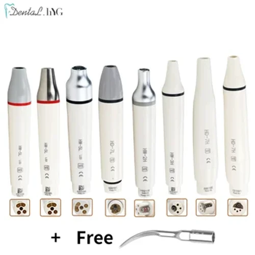 Dental ultra-sônico piezo scaler handpiece HW-3H led apto para satelec dte woodpecker ems vrn dental ultra-sônico scalers obter 1pc dicas