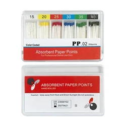 I-AG Dental Absorbent Paper Points Amathiphu Ephepha Lokumunca Umswakama Taper 0.02 0.04 0.06 F1 F2 F3 Izinto Ezisetshenziswayo Zemitholampilo Yamazinyo