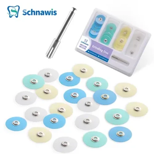 (ʻAʻole hiki ke hoʻopaʻa ʻia) Nā Discs Hoʻomaʻamaʻa niho Hoʻohaʻahaʻa ʻia ʻo Contouring Mandrel Dental Consumables Stripes Dentist Tool Instrument