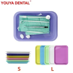 1 pz Sterilizzabile Odontoiatria Vassoio Per Strumenti Dentale Autoclavabile Pallet di Plastica Strumenti Dentista Vassoi Piatti Accessori di Consumo