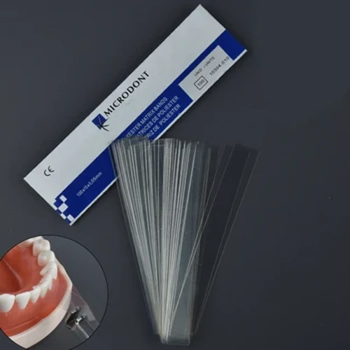 100Pcs/box Dental Polyester Matrix Bands Dental Clinical Material Matrices na Walang Matrix Retainer Dentist Consumables