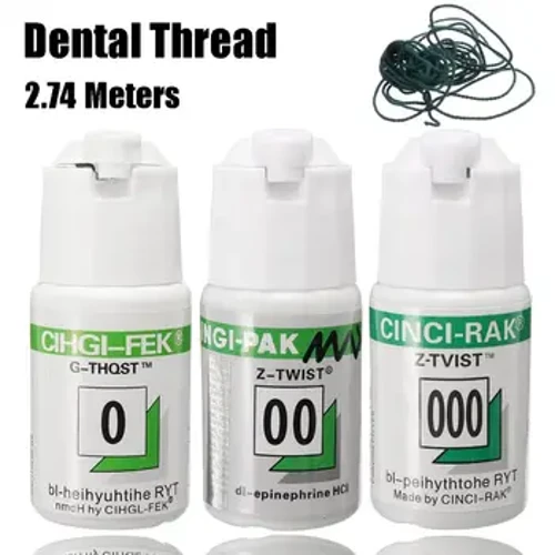Hoʻohana ʻia i ka waha Mea hoʻohana ʻia i ka waha Mea hoʻohana niho mea ʻo Gingival Line Gingival Retraction Cord Dental Thread Gum Line