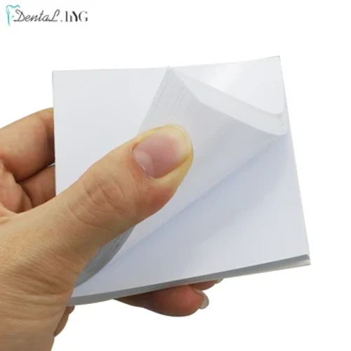 2x2'' 50 coli Tampă de amestecare dentară Îngroșare Hârtie de cimentare albă de laborator Pulbere de ciment Hârtie de amestecare Consumabile