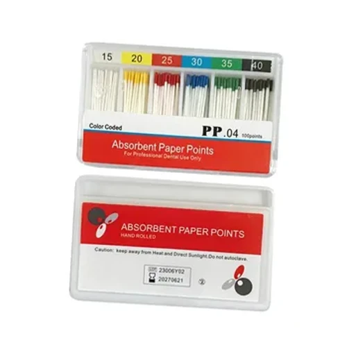 I-AG Dental Absorbent Paper Points Amathiphu Ephepha Lokumunca Umswakama Taper 0.02 0.04 0.06 F1 F2 F3 Izinto Ezisetshenziswayo Zemitholampilo Yamazinyo