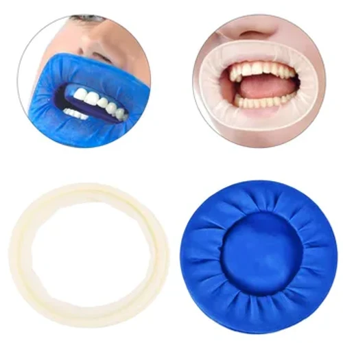 Dental Gummi Opener Blo Soft Steril O Form Wegwerf Oral Cheek Expander Retractor Gummi Dam Retractor Mouth Opener