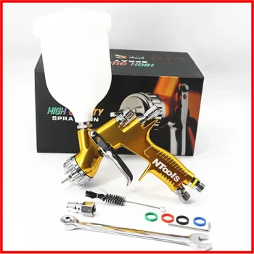 Hoge kwaliteit spuitpistool Ntools autolak spuitpistool TE20/T110 1.3/1.8mm mondstuk verfpistool waterbasis luchtspuitpistool airbrush