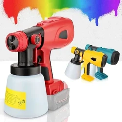 Điện 800ML Xịt Không Dây Máy Phun Sơn Đồ Nội Thất Thép Phủ Bình Bơm Phun Cho Makita/Dewalt/Milwaukee/Bosch pin 18V