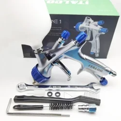 Ki'eki'e Ki'eki'e Hou SHINE 1 LVMP Topcoat/Ale'ele/Water-Based Paint Spray Gun 1.3MM Stainless Steel Nozzle ITALCO Spray Gun