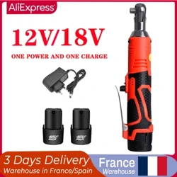 12V/18V Impact Wrench Cordless Rechargeable Uila Wrench 3/8 'Ākau Angle Ratchet Wrenches Impact Driver Power Tool