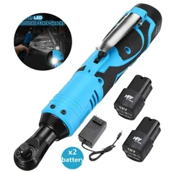 18V Tác Động Cờ Lê Sạc Điện Không Dây Cờ Lê 3/8 Inch Góc Bánh Cóc Cờ Lê Tác Động Điều Khiển Công Cụ Điện