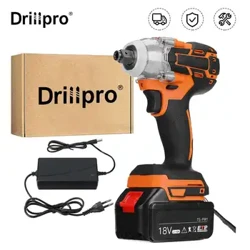 Wrench ya Impact ya Umeme ya Brushless Wrench 15000Amh Li-ion Betri kwa Mkono ya Kuchimba Zana ya Nguvu ya Kufunga Betri ya Makita 18V