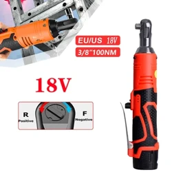 12V/18V Cờ Lê Tác Động Không Dây Sạc Điện Cờ Lê 3/8 Inch Góc Bánh Cóc Cờ Lê Tác Động Điều Khiển Công Cụ Điện
