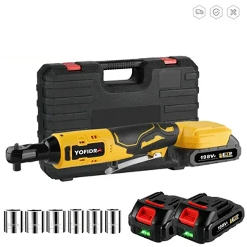 200N.M Fa'aigoa Fa'aeletise Ratchet 3/8 Inisi e aunoa ma se fa'alelei lelei ma lima e mafai ona toe fa'aleleia mea faigaluega mo le Makita 18V maa.