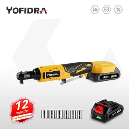 Yofidra 3/8 ''200N.M elektryczny klucz grzechotkowy akumulatorowy akumulator do usuwania nakrętka śruby naprawa samochodów elektronarzędzie do akumulatora Makita 18V