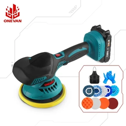Solimicatore di auto elettriche Onevan Efficiente efficiente macchina per lucidatura a ceratura automatica Multifunzionale Strumento rotante per la batteria Makita 18V