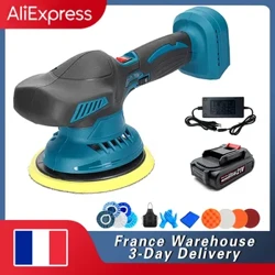 Trådløs bilpolerer Elektrisk polermaskin Trådløs bilpolering for biler forseglingsglasurmaskin for Makita 18v batteri