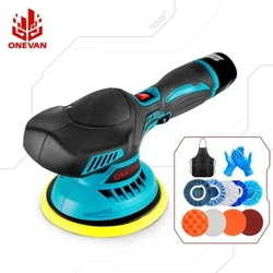 6000 Vòng/phút Máy Đánh Bóng Mini Không Dây 6 Bánh Răng Máy Đánh Bóng Ô Tô 12V Xe Ô Tô Điện Máy Đánh Bóng Điều Chỉnh Tốc Độ Công Cụ Điện