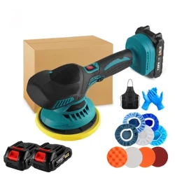6 Tốc Độ Xe Đánh Bóng Máy Điện Không Dây Tự Động Đánh Bóng Làm Sạch Kim Loại Tẩy Lông Đánh Bóng Gỗ Công Cụ Loại Bỏ Rỉ Sét