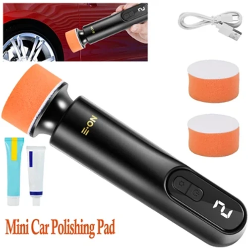 Car Polisher Machine Wireless Electric Polishing Wax Tool Adjustable Speed LED Display Auto Polish Waxing Machine for Car Body