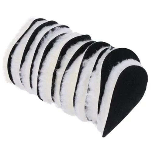 10 pcs 125 mm-ko autoa leuntzeko pad 5 hazbeteko hazbeteko poloniera argizaritzeko pads Artile leuntzeko Bonnet Autoen pintura zaintzeko artilea leuntzeko Pad