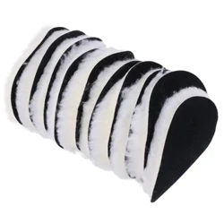 10 pcs 125 mm-ko autoa leuntzeko pad 5 hazbeteko hazbeteko poloniera argizaritzeko pads Artile leuntzeko Bonnet Autoen pintura zaintzeko artilea leuntzeko Pad