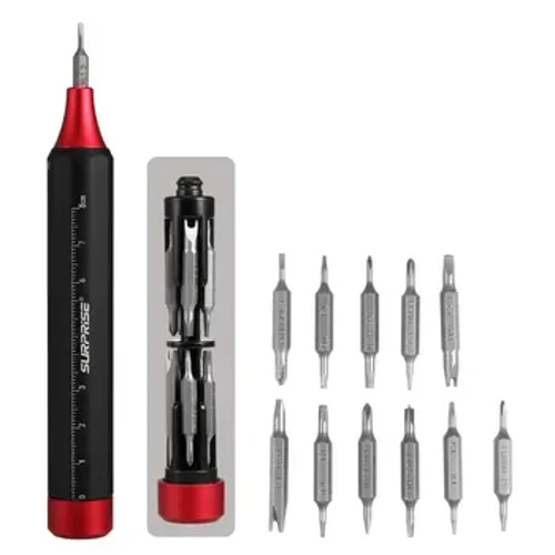22 in 1 Precision Screwdriver Built in Magnetic Screwdriver Bit Hand Repair Tool for Watches Glasses iPhone Camera PC Mini