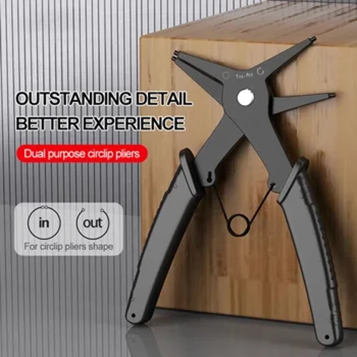 2 In 1 Snap Ring Tang untuk Internal Eksternal Kartu Penahan Pincer Multifungsi Profesional Tangan Alat Hardware Perbaikan Alat